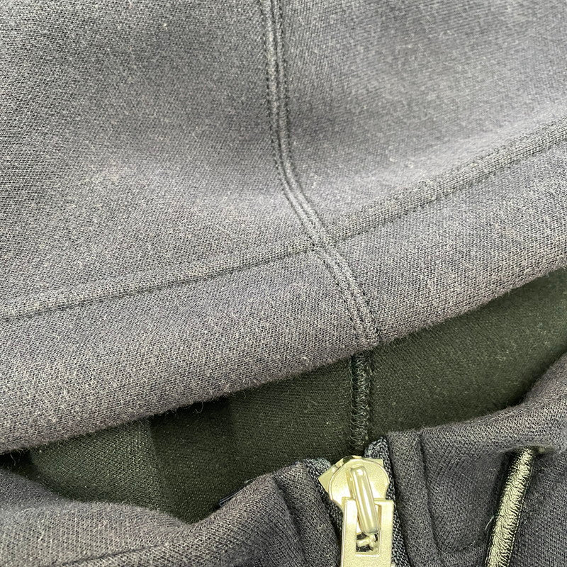【現状渡し品】【メンズ】 SACAI サカイ 19-04780 19AW SPONGY SWEAT HOODIE スポンジ― スウェット フーディー トップス 長袖 140-260419-cs-04-izu サイズ：1 カラー：ネイビー×オリーブ 万代Net店