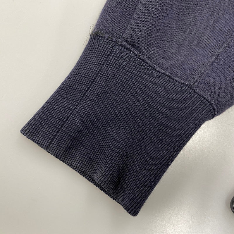 【現状渡し品】【メンズ】 SACAI サカイ 19-04780 19AW SPONGY SWEAT HOODIE スポンジ― スウェット フーディー トップス 長袖 140-260419-cs-04-izu サイズ：1 カラー：ネイビー×オリーブ 万代Net店