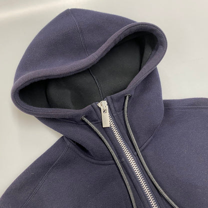 【現状渡し品】【メンズ】 SACAI サカイ 19-04780 19AW SPONGY SWEAT HOODIE スポンジ― スウェット フーディー トップス 長袖 140-260419-cs-04-izu サイズ：1 カラー：ネイビー×オリーブ 万代Net店