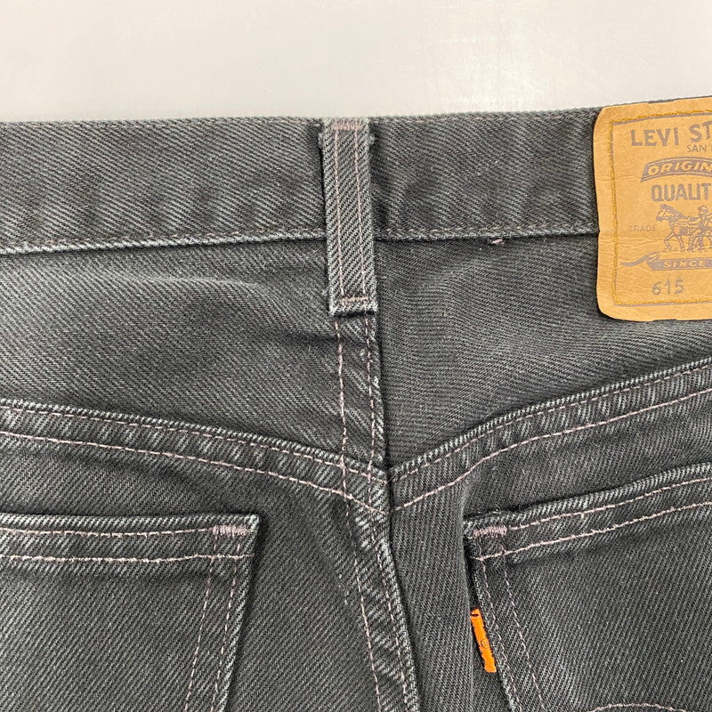 【中古品】【メンズ】 EURO LEVI'S ユーロ リーバイス 615-0285 刻印252 97年製 90’S DENIM PANTS デニム パンツ ボトムス ズボン 157-260419-cs-06-izu サイズ：W34 L36 カラー：ブラック 万代Net店