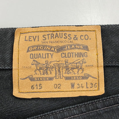【中古品】【メンズ】 EURO LEVI'S ユーロ リーバイス 615-0285 刻印252 97年製 90’S DENIM PANTS デニム パンツ ボトムス ズボン 157-260419-cs-06-izu サイズ：W34 L36 カラー：ブラック 万代Net店