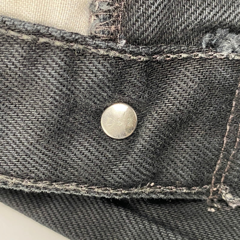 【中古品】【メンズ】 EURO LEVI'S ユーロ リーバイス 615-0285 刻印252 97年製 90’S DENIM PANTS デニム パンツ ボトムス ズボン 157-260419-cs-06-izu サイズ：W34 L36 カラー：ブラック 万代Net店