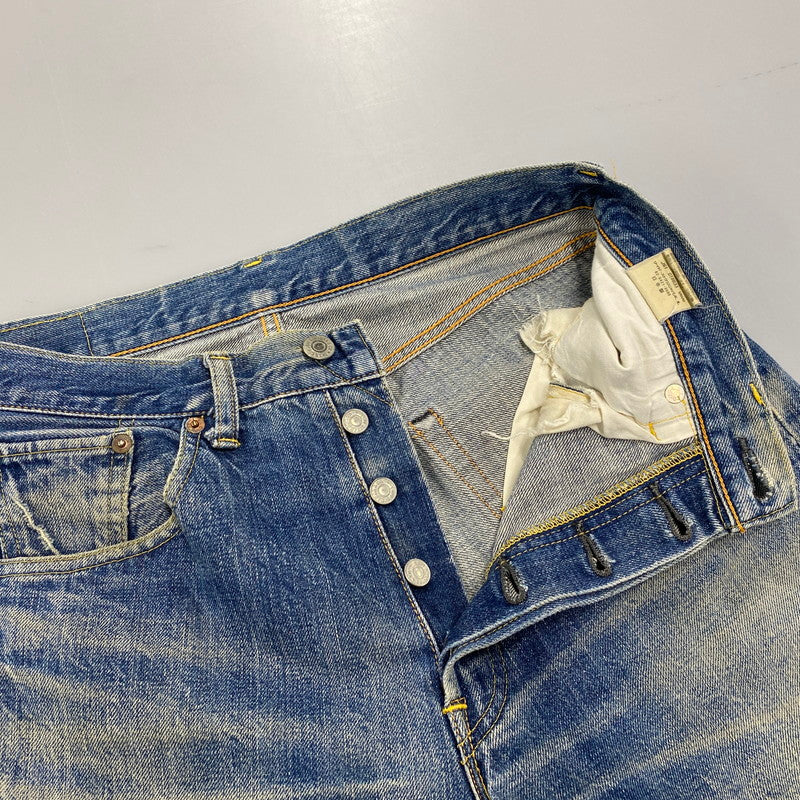 【現状渡し品】【メンズ】 LEVIS VINTAGE CLOTHING リーバイス ヴィンテージ クロージング 66501-01 刻印J61 日本製 00’S 66MODEL DENIM PANTS モデル デニム パンツ ボトムス ズボン 157-260419-cs-07-izu サイズ：W31 カラー：インディゴ 万代Net店