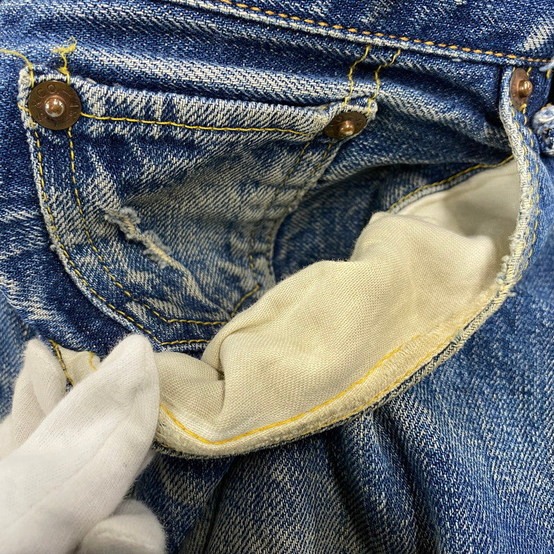 【現状渡し品】【メンズ】 LEVIS VINTAGE CLOTHING リーバイス ヴィンテージ クロージング 66501-01 刻印J61 日本製 00’S 66MODEL DENIM PANTS モデル デニム パンツ ボトムス ズボン 157-260419-cs-07-izu サイズ：W31 カラー：インディゴ 万代Net店