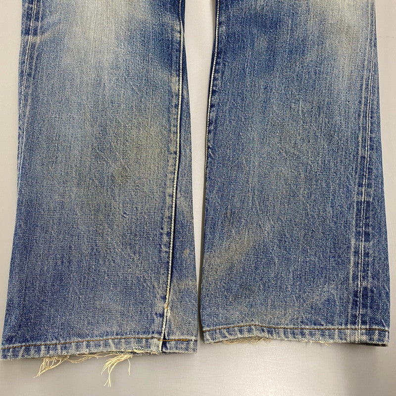 【現状渡し品】【メンズ】 LEVIS VINTAGE CLOTHING リーバイス ヴィンテージ クロージング 66501-01 刻印J61 日本製 00’S 66MODEL DENIM PANTS モデル デニム パンツ ボトムス ズボン 157-260419-cs-07-izu サイズ：W31 カラー：インディゴ 万代Net店