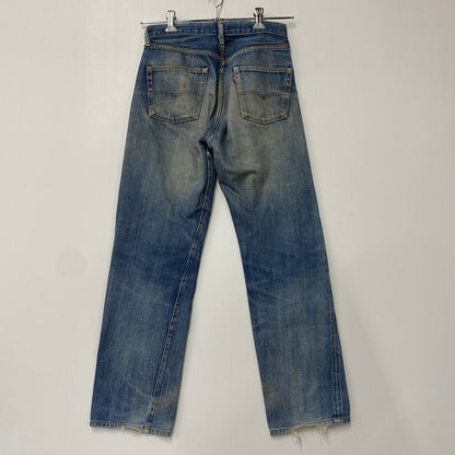 【現状渡し品】【メンズ】 LEVIS VINTAGE CLOTHING リーバイス ヴィンテージ クロージング 66501-01 刻印J61 日本製 00’S 66MODEL DENIM PANTS モデル デニム パンツ ボトムス ズボン 157-260419-cs-07-izu サイズ：W31 カラー：インディゴ 万代Net店