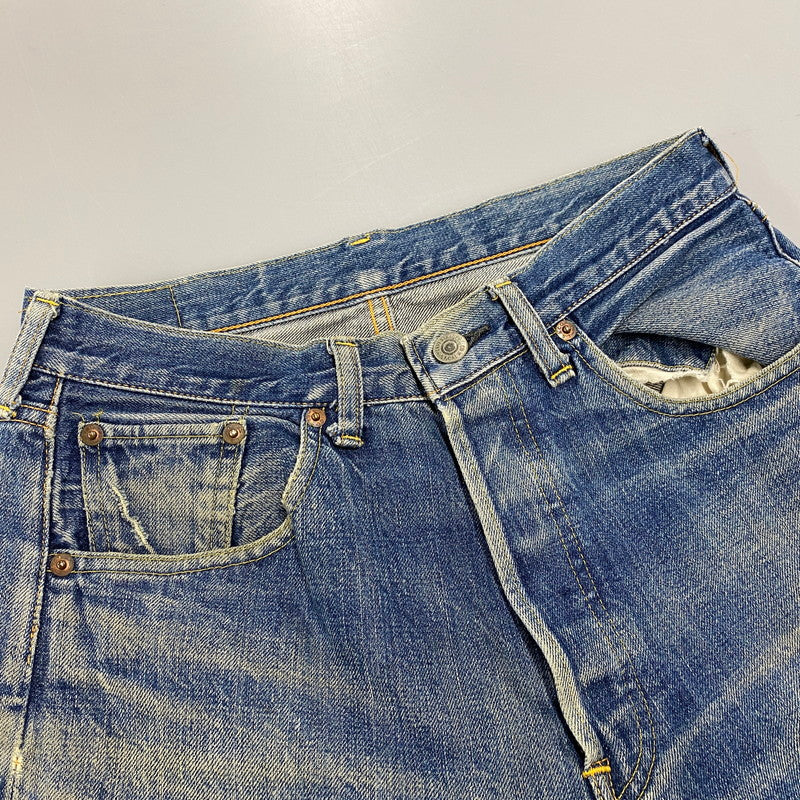【現状渡し品】【メンズ】 LEVIS VINTAGE CLOTHING リーバイス ヴィンテージ クロージング 66501-01 刻印J61 日本製 00’S 66MODEL DENIM PANTS モデル デニム パンツ ボトムス ズボン 157-260419-cs-07-izu サイズ：W31 カラー：インディゴ 万代Net店