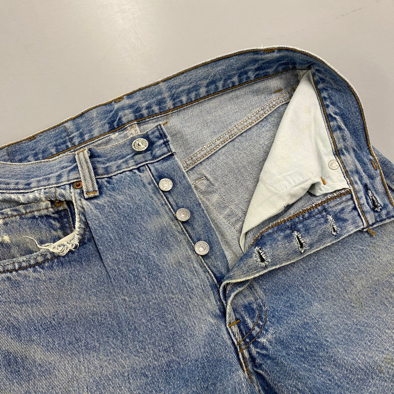 【現状渡し品】【メンズ】 Levi's リーバイス 501-0000 刻印524 88年製造 USA製 80’S DENIM PANTS デニム パンツ ボトムス ズボン 157-260419-cs-09-izu サイズ：W32 カラー：インディゴ 万代Net店