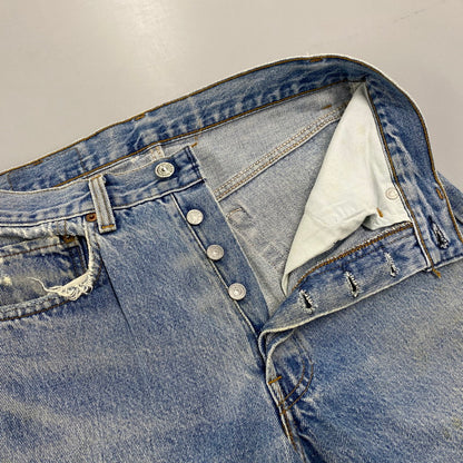 【現状渡し品】【メンズ】 Levi's リーバイス 501-0000 刻印524 88年製造 USA製 80’S DENIM PANTS デニム パンツ ボトムス ズボン 157-260419-cs-09-izu サイズ：W32 カラー：インディゴ 万代Net店