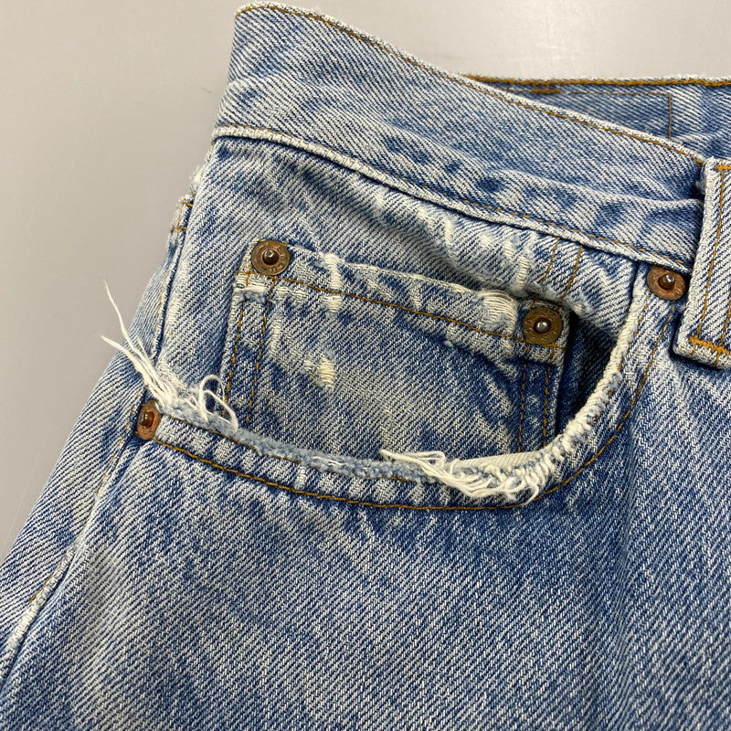 【現状渡し品】【メンズ】 Levi's リーバイス 501-0000 刻印524 88年製造 USA製 80’S DENIM PANTS デニム パンツ ボトムス ズボン 157-260419-cs-09-izu サイズ：W32 カラー：インディゴ 万代Net店