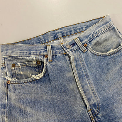 【現状渡し品】【メンズ】 Levi's リーバイス 501-0000 刻印524 88年製造 USA製 80’S DENIM PANTS デニム パンツ ボトムス ズボン 157-260419-cs-09-izu サイズ：W32 カラー：インディゴ 万代Net店