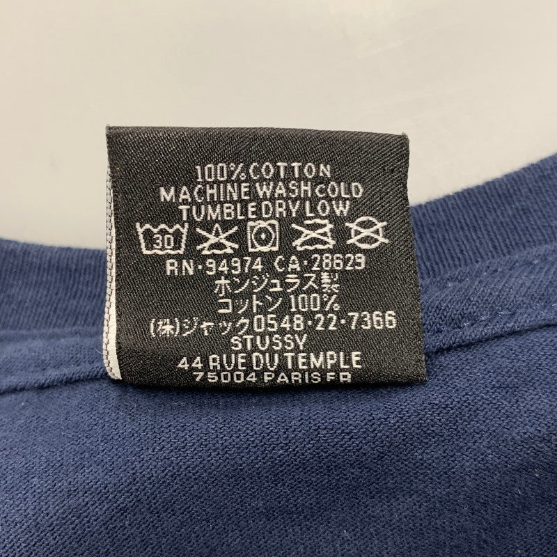 【中古品】【メンズ】 STUSSY ステューシー LANDIN TEE Tシャツ 半袖 トップス 142-260420-as-23-izu サイズ：S カラー：ネイビー 万代Net店