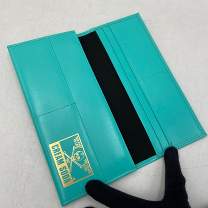 【中古美品】【メンズ】 CREAM SODA クリームソーダ LONG WALLET ロング ウォレット 長財布 200-260421-cs-08-izu カラー：ライトブルー 万代Net店
