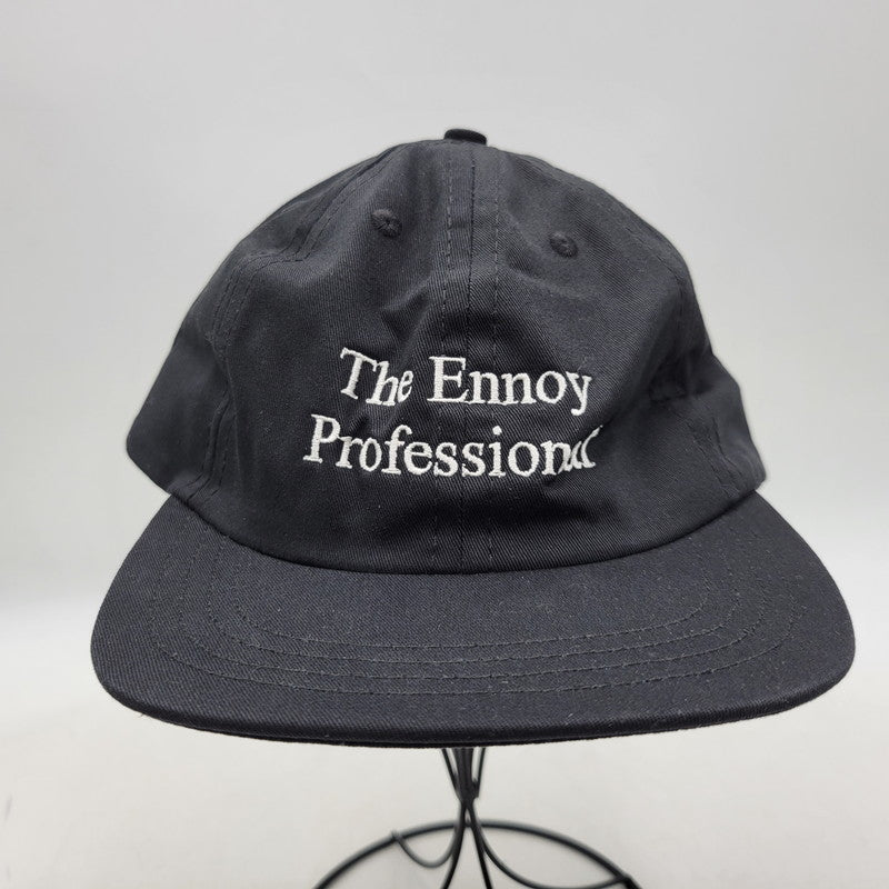 【中古品】【メンズ/レディース】 THE ENNOY PROFESSIONAL ザ エンノイ プロフェッショナル ENNOY CAP エンノイ キャップ 帽子 185-260419-as-20-izu サイズ：F カラー：ブラック 万代Net店