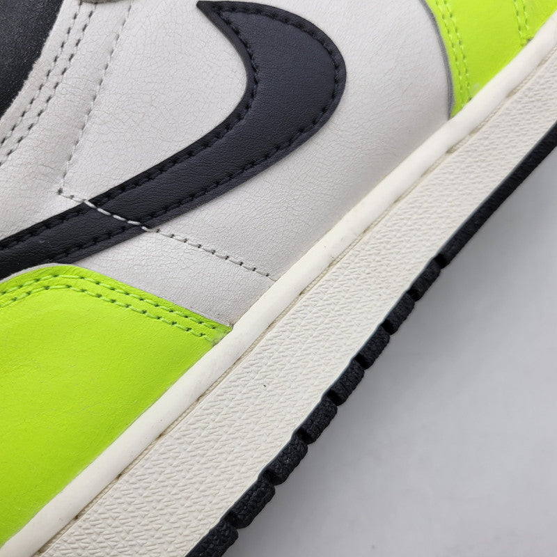 【中古品】【メンズ】 NIKE ナイキ AIR JORDAN 1 RETRO HIGH OG 555088-702 エア ジョーダン 1 レトロ ハイ OG スニーカー シューズ 靴 160-260419-as-19-izu サイズ：27cm カラー：VOLT/BLACK-SAIL 万代Net店