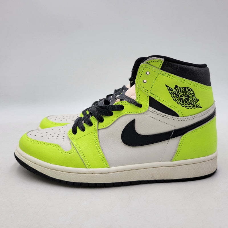 【中古品】【メンズ】 NIKE ナイキ AIR JORDAN 1 RETRO HIGH OG 555088-702 エア ジョーダン 1 レトロ ハイ OG スニーカー シューズ 靴 160-260419-as-19-izu サイズ：27cm カラー：VOLT/BLACK-SAIL 万代Net店