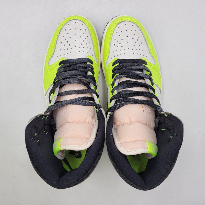 【中古品】【メンズ】 NIKE ナイキ AIR JORDAN 1 RETRO HIGH OG 555088-702 エア ジョーダン 1 レトロ ハイ OG スニーカー シューズ 靴 160-260419-as-19-izu サイズ：27cm カラー：VOLT/BLACK-SAIL 万代Net店