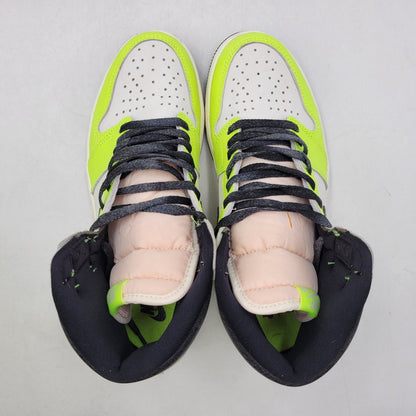 【中古品】【メンズ】 NIKE ナイキ AIR JORDAN 1 RETRO HIGH OG 555088-702 エア ジョーダン 1 レトロ ハイ OG スニーカー シューズ 靴 160-260419-as-19-izu サイズ：27cm カラー：VOLT/BLACK-SAIL 万代Net店