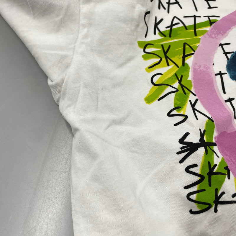 【中古品】【メンズ】 AAPE BY A BATHING APE エーエイプ バイ ア ベイシング エイプ AAPTEM1432XXO AAPE THEME MAIN TEE エーエイプ テーマ メイン Tシャツ トップス 半袖 142-260423-ya-09-izu サイズ：S カラー：WHITE 万代Net店
