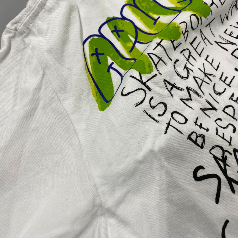 【中古品】【メンズ】 AAPE BY A BATHING APE エーエイプ バイ ア ベイシング エイプ AAPTEM1432XXO AAPE THEME MAIN TEE エーエイプ テーマ メイン Tシャツ トップス 半袖 142-260423-ya-09-izu サイズ：S カラー：WHITE 万代Net店