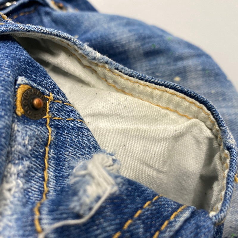 【中古品】【メンズ】 DSQUARED2 ディースクエアード TIDY BIKER JEANS S74LB0516 タイディ バイカー ジーンズ パンツ ボトムス 152-260420-as-14-izu サイズ：44 カラー：インディゴ 万代Net店