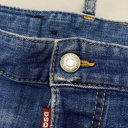 【中古品】【メンズ】 DSQUARED2 ディースクエアード TIDY BIKER JEANS S74LB0516 タイディ バイカー ジーンズ パンツ ボトムス 152-260420-as-14-izu サイズ：44 カラー：インディゴ 万代Net店