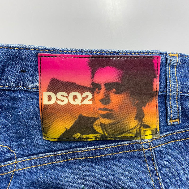 【中古品】【メンズ】 DSQUARED2 ディースクエアード TIDY BIKER JEANS S74LB0516 タイディ バイカー ジーンズ パンツ ボトムス 152-260420-as-14-izu サイズ：44 カラー：インディゴ 万代Net店