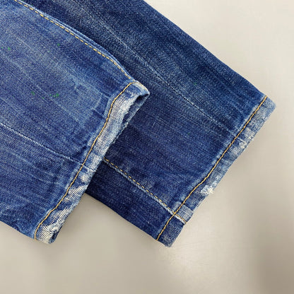 【中古品】【メンズ】 DSQUARED2 ディースクエアード TIDY BIKER JEANS S74LB0516 タイディ バイカー ジーンズ パンツ ボトムス 152-260420-as-14-izu サイズ：44 カラー：インディゴ 万代Net店