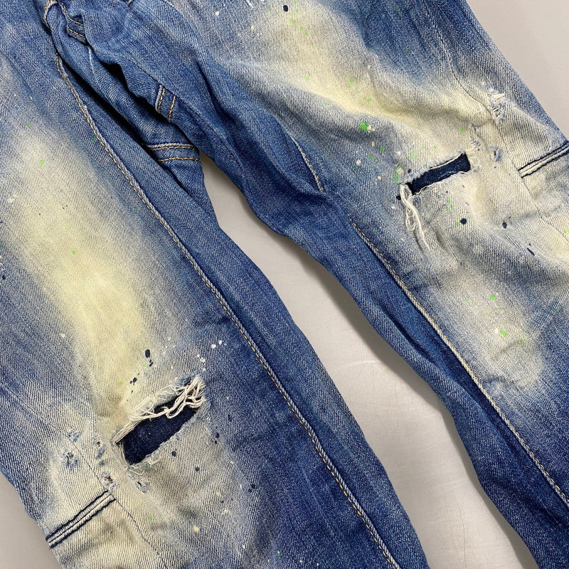 【中古品】【メンズ】 DSQUARED2 ディースクエアード TIDY BIKER JEANS S74LB0516 タイディ バイカー ジーンズ パンツ ボトムス 152-260420-as-14-izu サイズ：44 カラー：インディゴ 万代Net店