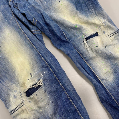 【中古品】【メンズ】 DSQUARED2 ディースクエアード TIDY BIKER JEANS S74LB0516 タイディ バイカー ジーンズ パンツ ボトムス 152-260420-as-14-izu サイズ：44 カラー：インディゴ 万代Net店