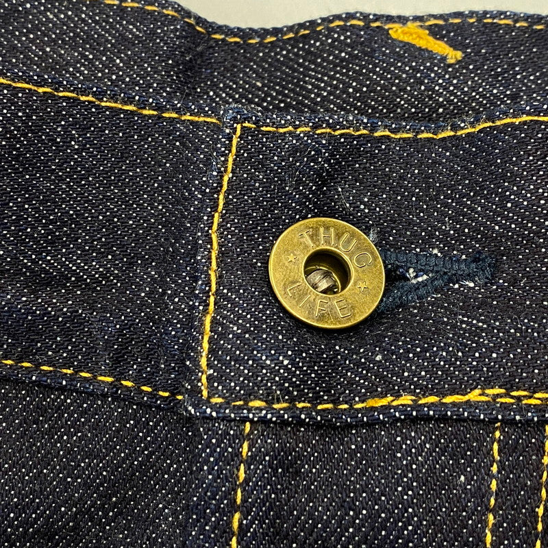 【中古品】【メンズ】 GANGSTERVILLE ギャングスタービル THUG-DENIM PANTS サグ デニム パンツ ズボン ボトムス 156-260420-ya-17-izu サイズ：S カラー：インディゴ 万代Net店