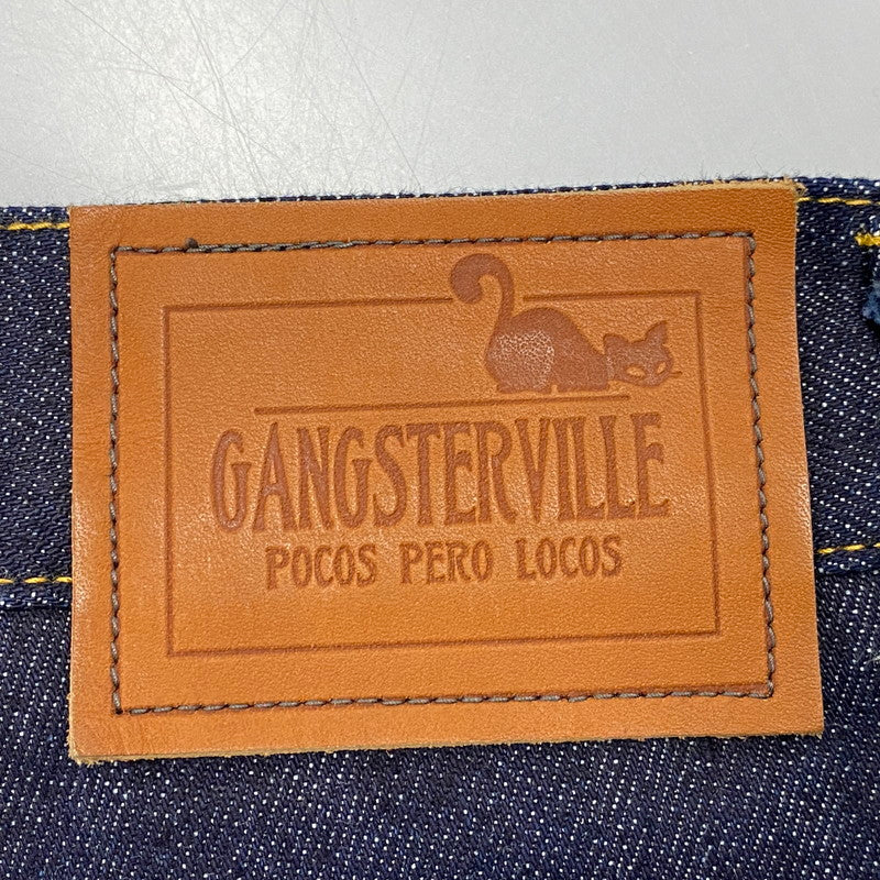 【中古品】【メンズ】 GANGSTERVILLE ギャングスタービル THUG-DENIM PANTS サグ デニム パンツ ズボン ボトムス 156-260420-ya-17-izu サイズ：S カラー：インディゴ 万代Net店