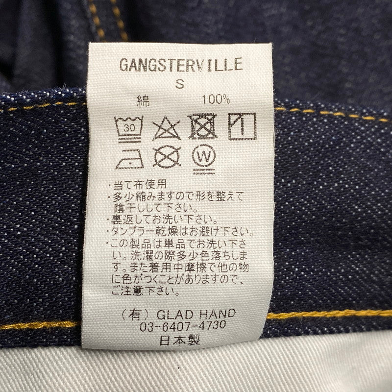 【中古品】【メンズ】 GANGSTERVILLE ギャングスタービル THUG-DENIM PANTS サグ デニム パンツ ズボン ボトムス 156-260420-ya-17-izu サイズ：S カラー：インディゴ 万代Net店