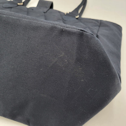 【中古品】【メンズ/レディース】 schott ショット ONE STAR NYLON BAG 3169055 ワンスター ナイロンバッグ トート カバン 鞄 188-260419-as-25-izu カラー：ネイビー系 万代Net店