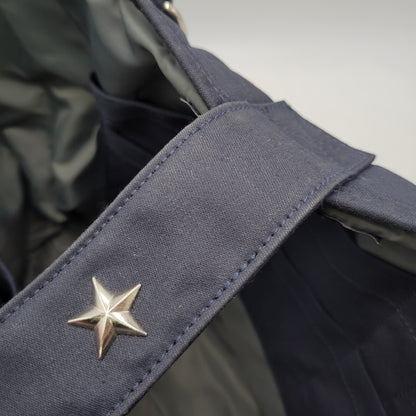 【中古品】【メンズ/レディース】 schott ショット ONE STAR NYLON BAG 3169055 ワンスター ナイロンバッグ トート カバン 鞄 188-260419-as-25-izu カラー：ネイビー系 万代Net店