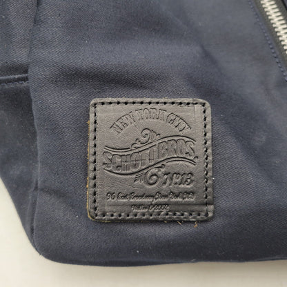 【中古品】【メンズ/レディース】 schott ショット ONE STAR NYLON BAG 3169055 ワンスター ナイロンバッグ トート カバン 鞄 188-260419-as-25-izu カラー：ネイビー系 万代Net店