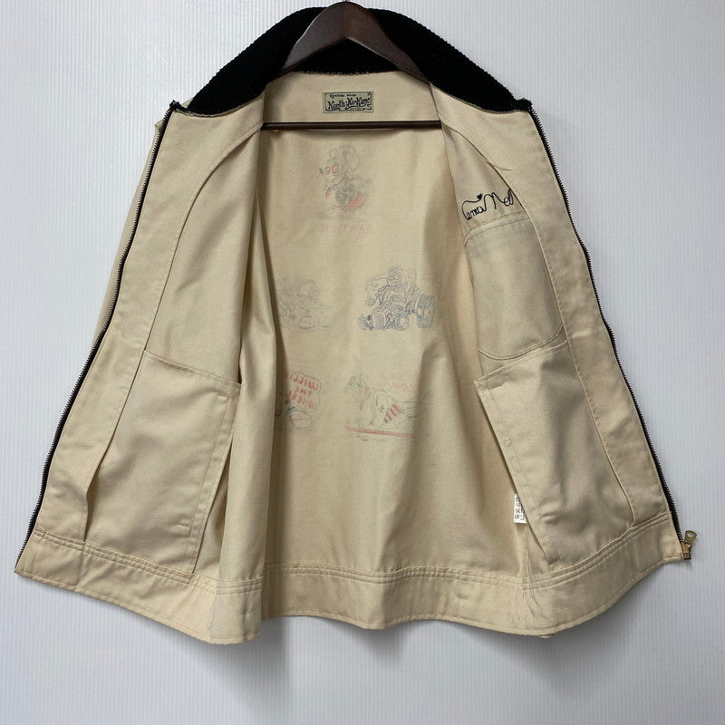 【中古品】【メンズ】 NORTH NO NAME ノースノーネーム GRAPHIC WORK JACKET グラフィック ワーク ジャケット アウター 145-260420-ya-16-izu サイズ：M カラー：アイボリー 万代Net店