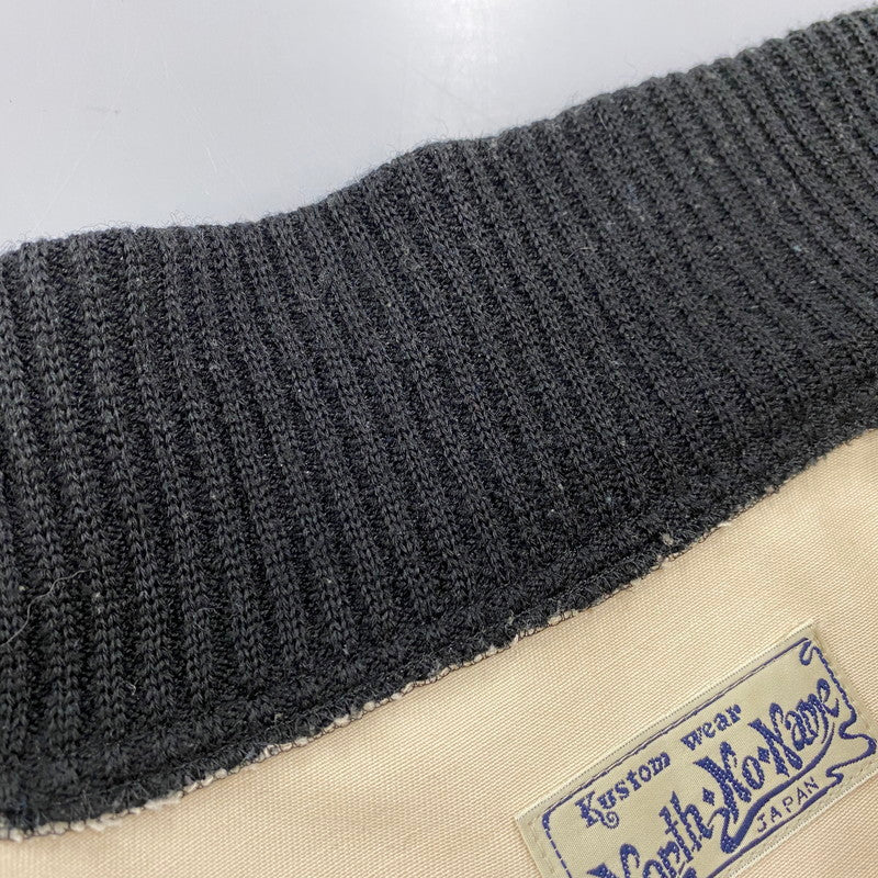 【中古品】【メンズ】 NORTH NO NAME ノースノーネーム GRAPHIC WORK JACKET グラフィック ワーク ジャケット アウター 145-260420-ya-16-izu サイズ：M カラー：アイボリー 万代Net店