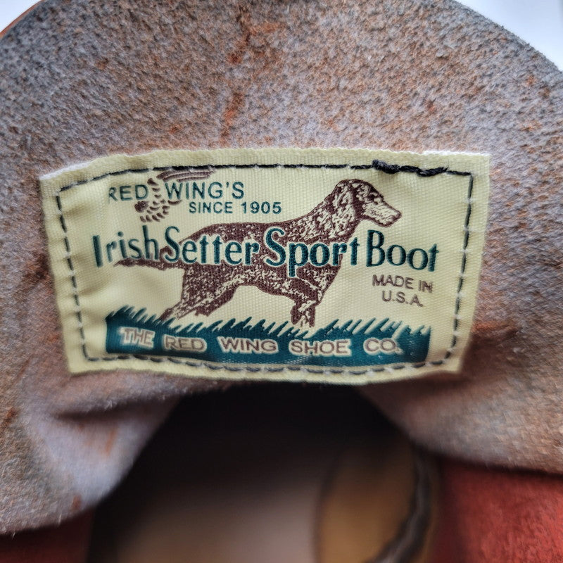 【中古品】【メンズ/レディース】 RED WING レッドウィング 6-INCH CLASSIC MOC 8875 6インチ クラシック モック 復刻 白四角犬タグ USA製 ブーツ シューズ 靴 164-260419-as-24-izu サイズ：25.5cm カラー：ORO RUSSET 万代Net店