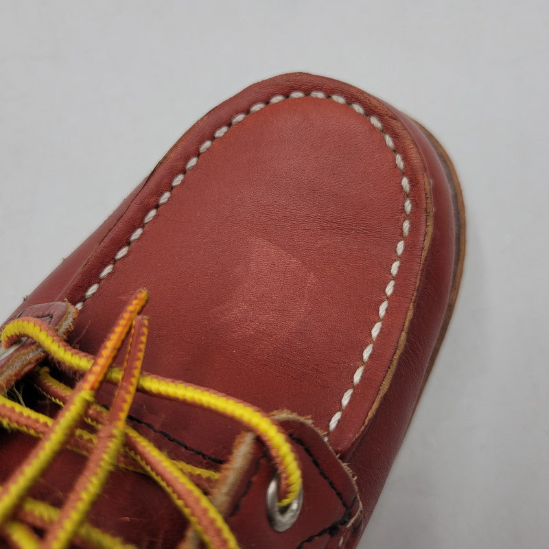 【中古品】【メンズ/レディース】 RED WING レッドウィング 6-INCH CLASSIC MOC 8875 6インチ クラシック モック 復刻 白四角犬タグ USA製 ブーツ シューズ 靴 164-260419-as-24-izu サイズ：25.5cm カラー：ORO RUSSET 万代Net店