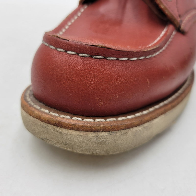 【中古品】【メンズ/レディース】 RED WING レッドウィング 6-INCH CLASSIC MOC 8875 6インチ クラシック モック 復刻 白四角犬タグ USA製 ブーツ シューズ 靴 164-260419-as-24-izu サイズ：25.5cm カラー：ORO RUSSET 万代Net店