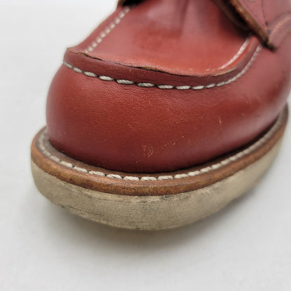 【中古品】【メンズ/レディース】 RED WING レッドウィング 6-INCH CLASSIC MOC 8875 6インチ クラシック モック 復刻 白四角犬タグ USA製 ブーツ シューズ 靴 164-260419-as-24-izu サイズ：25.5cm カラー：ORO RUSSET 万代Net店