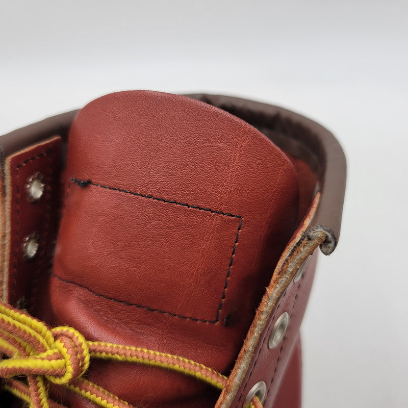 【中古品】【メンズ/レディース】 RED WING レッドウィング 6-INCH CLASSIC MOC 8875 6インチ クラシック モック 復刻 白四角犬タグ USA製 ブーツ シューズ 靴 164-260419-as-24-izu サイズ：25.5cm カラー：ORO RUSSET 万代Net店