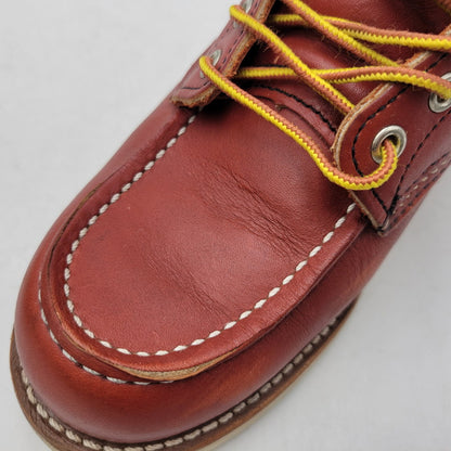 【中古品】【メンズ/レディース】 RED WING レッドウィング 6-INCH CLASSIC MOC 8875 6インチ クラシック モック 復刻 白四角犬タグ USA製 ブーツ シューズ 靴 164-260419-as-24-izu サイズ：25.5cm カラー：ORO RUSSET 万代Net店