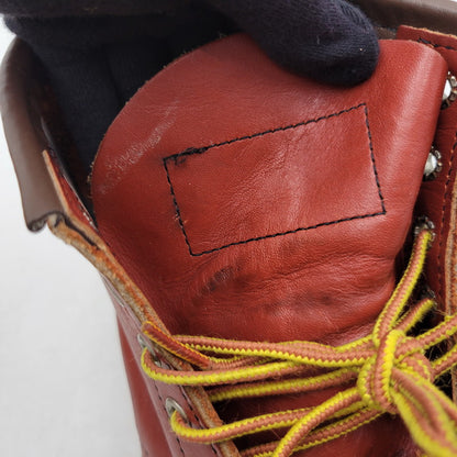 【中古品】【メンズ/レディース】 RED WING レッドウィング 6-INCH CLASSIC MOC 8875 6インチ クラシック モック 復刻 白四角犬タグ USA製 ブーツ シューズ 靴 164-260419-as-24-izu サイズ：25.5cm カラー：ORO RUSSET 万代Net店