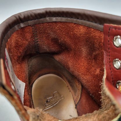 【中古品】【メンズ/レディース】 RED WING レッドウィング 6-INCH CLASSIC MOC 8875 6インチ クラシック モック 復刻 白四角犬タグ USA製 ブーツ シューズ 靴 164-260419-as-24-izu サイズ：25.5cm カラー：ORO RUSSET 万代Net店
