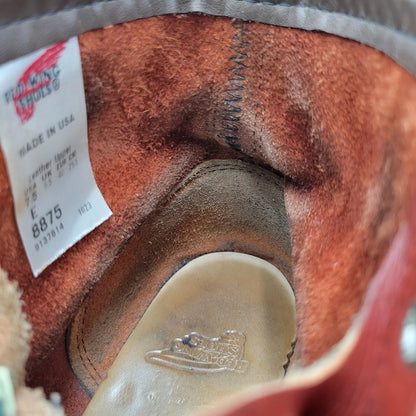 【中古品】【メンズ/レディース】 RED WING レッドウィング 6-INCH CLASSIC MOC 8875 6インチ クラシック モック 復刻 白四角犬タグ USA製 ブーツ シューズ 靴 164-260419-as-24-izu サイズ：25.5cm カラー：ORO RUSSET 万代Net店