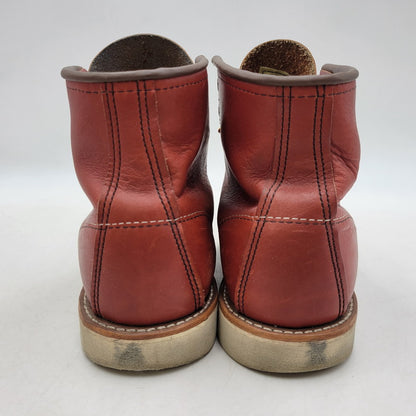 【中古品】【メンズ/レディース】 RED WING レッドウィング 6-INCH CLASSIC MOC 8875 6インチ クラシック モック 復刻 白四角犬タグ USA製 ブーツ シューズ 靴 164-260419-as-24-izu サイズ：25.5cm カラー：ORO RUSSET 万代Net店