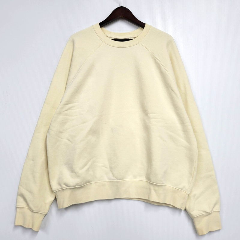 【中古品】【メンズ】 FEAR OF GOD ESSENTIALS フィア オブ ゴッド エッセンシャルズ PULL-OVER CREWNECK プルオーバー クルーネック スウェット 142-260420-as-03-izu サイズ：M カラー：クリーム 万代Net店
