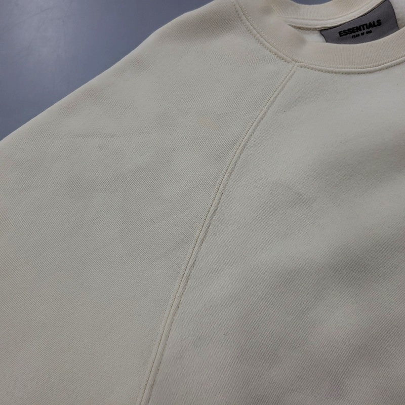 【中古品】【メンズ】 FEAR OF GOD ESSENTIALS フィア オブ ゴッド エッセンシャルズ PULL-OVER CREWNECK プルオーバー クルーネック スウェット 142-260420-as-03-izu サイズ：M カラー：クリーム 万代Net店